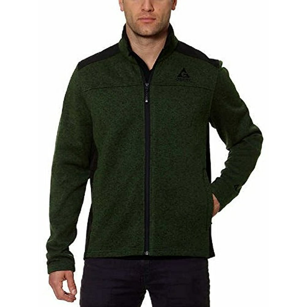 Gerry Gerry Men's Mixed Media Jacket Green, L