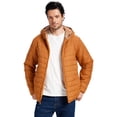 thumbnail image 3 of Weilanxin Men's Puffer Jacket Hooded Sherpa Lined Water Resistant Windproof Insulated Jacket Warm Winter Puffy Coat, 3 of 11
