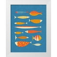 thumbnail image 1 of Theodore, James 19x24 White Modern Wood Framed Museum Art Print Titled - Scandia Fish Orange, 1 of 4