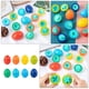 thumbnail image 2 of EeaseMX 8 piezas de juguetes de reconocimiento para niños, juguetes de madera con forma de huevo y colores a juego., 2 of 7