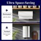 thumbnail image 3 of Paper Towel Holder- Sturdy 304 Stainless Steel Kitchen Paper Towel Holder Wall Mount, Without Drilling Self Adhesive Paper Towel Holder for Kitchen, B, 3 of 5