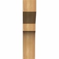 thumbnail image 2 of 3 1/2"W x 8"D x 16"H Monterey Smooth Corbel, Western Red Cedar, 2 of 9