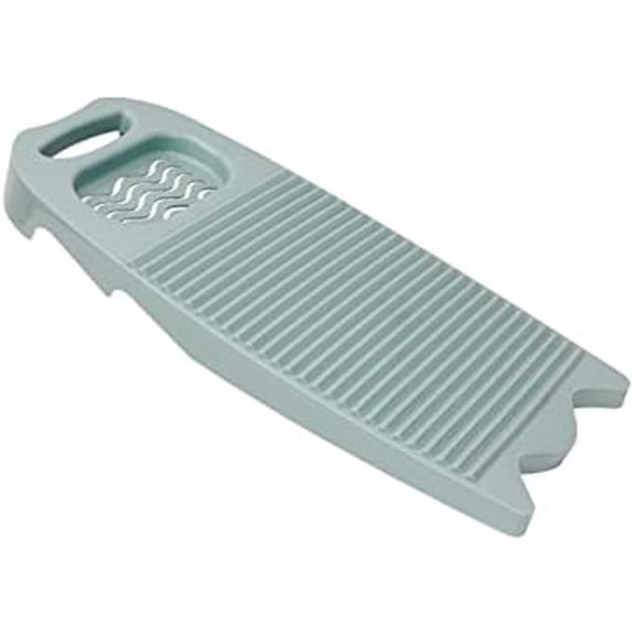 Non-Slip Laundry Washing Board, Household Washboard, Hand Wash Board, Manual Wash Clothes Laundry Pad Scrubbing Board for Household(15.7x8.07x1.06inches) (E-Light Blue)