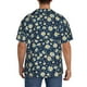 thumbnail image 3 of Fotbe Daisy Floral B Camisa Estampada de Manga Corta para Hombre, Casual de Verano, Estilo Playero, Sin Arrugas-3X-Large, 3 of 5