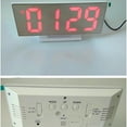 thumbnail image 2 of Injueey Reloj Despertador de acrílico/espejo, Reloj Digital LED, Control de voz, tiempo de repetición, pantalla de temperatura, modo nocturno, Reloj Decoración del hogar No.06 Injueey JJ25294-06B, 2 of 6