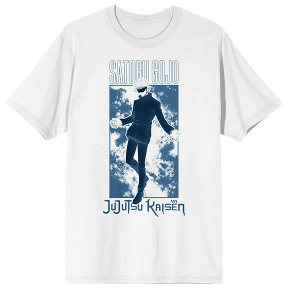 Jujutsu Kaisen Satoru Gojo Strongest Sorcerer Men's White Short Sleeve Tee-XS