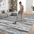 thumbnail image 6 of UERMEI 8'x10' Area Rugs for Living Room, Modern Abstract Washable Rug for Bedroom Dining Room Office, Non-Slip Soft Low Pile Home Decor Carpet Accent Rug, Dark Gray, 6 of 11