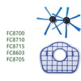 thumbnail image 4 of Filtro de cepillo lateral de repuesto para Philips FC8700/FC8710/FC8715/FC8603 - Accesorios de aspiradora de repuesto (1 filtro + 1 par de cepillos laterales). esquí esquí Gafas de esquí, 4 of 4
