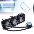 thumbnail image 1 of Ventilador de Radiador CPU, Enfriador de Cpu de Bajo Ruido 360 mm Versátil Conces con luces Rgb DirCcionables para Computadoras de Escritorio, 1 of 7