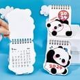 thumbnail image 4 of Dserhfy Desk Calendar Cartoon Panda Pattern 2024 Calendar Manage Time Plan Tasks Mini Calendar for Home School Office, 4 of 8