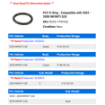 thumbnail image 2 of PCV O-Ring - Compatible with 2003 - 2008 INFINITI G35 2004 2005 2006 2007, 2 of 2