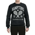 thumbnail image 2 of Wild Bobby Hamptons Tennis Club Est 1986 Sports Unisex Crewneck Sweatshirt, Black, X-Large, 2 of 6