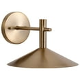 thumbnail image 3 of Nuvo Lighting Corrine 10 Inch LED Wall Sconce Burnished Brass 3K/4K/5K CCT Selectable - Burnished Brass, 3 of 5