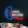thumbnail image 5 of Handmadetneonsign Vinyl Record Neon Sign, Record Disc Wall Art Decor, Music Show Studio Wall Decor, 5 of 5