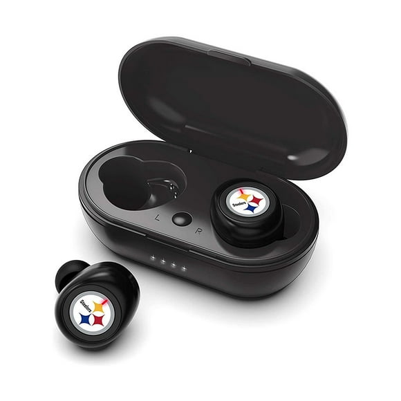Auriculares inalámbricos verdaderos SOAR de la NFL Pittsburgh Steelers color del equipo