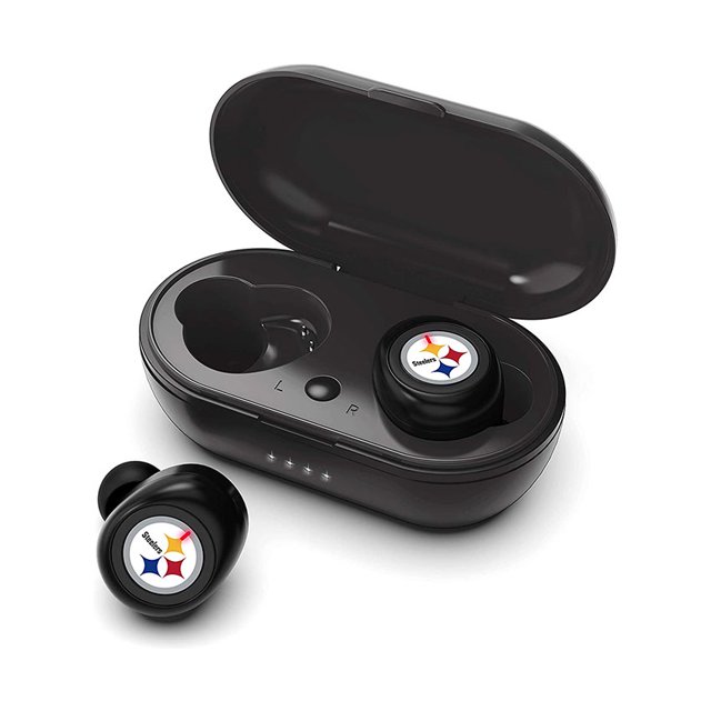 Auriculares inalámbricos verdaderos SOAR de la NFL Pittsburgh Steelers color del equipo