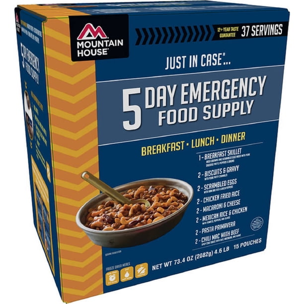 Mountain House Just In Case...® 5Day Emergency Food Supply Walmart