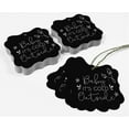 thumbnail image 5 of Inkdotpot Real Silver Foil Bracket Shape Paper Hang Tags Baby It's Cold Outside Baby Shower Favor Tags Pack Of 50, 5 of 7
