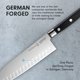 thumbnail image 5 of Cuchillo Santoku Messermeister Meridian Elite de 18 cm, acero alemán, 5 of 6