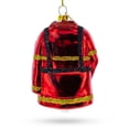 thumbnail image 3 of Heroic Fireman Uniform Glass Christmas Ornament, 3 of 4