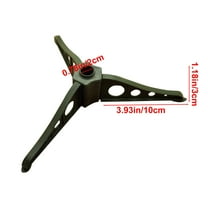 Heavy-Duty Plastic Christmas Tree Stand Base | Strong Stable Support for Artificial Holiday Trees | 7.87-Inch Diameter | Easy Assembly | 1-Piece