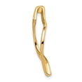 thumbnail image 2 of Auriga 14K Yellow Gold Fancy Reversible Omega Slide Pendant for Women (L-30mm, W-14mm), 2 of 6
