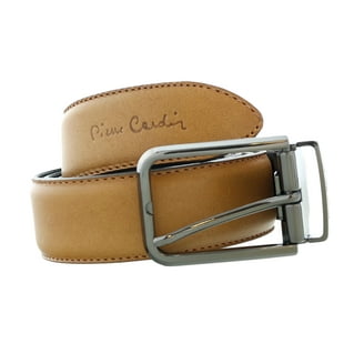 MCM Claus Reversible Belt - Cognac, Matte Black 'M' Buckle