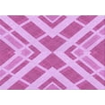thumbnail image 1 of Ahgly Company Machine Washable Indoor Rectangle Transitional Neon Pink Area Rugs, 8' x 12', 1 of 7
