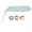 Light Blue, variant on Lightweight Canoe Sun Shade Canopy with Kayak Accessories Gray