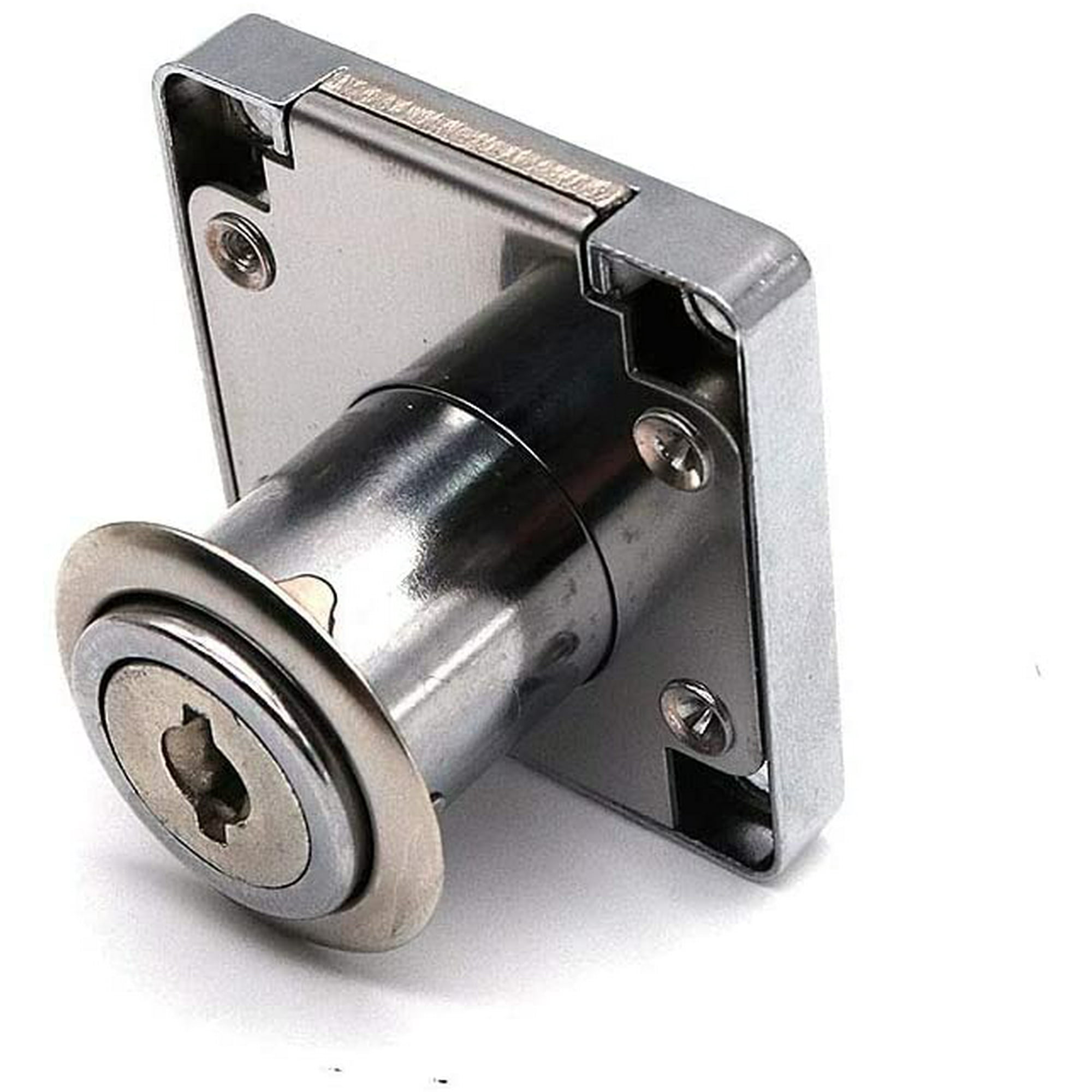 Lot De 4 Serrures De Placard Et Tiroir Avec 2 Clés, Cylindre De Serrure De Meuble Serrure A Came En Alliage De Zinc Pour Porte Armoire Tiroir Boite Aux Lettres 22 Mm 92001578