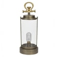 thumbnail image 4 of Alpine Corporation Vintage Metal and Glass Lantern with Warm White LED- Large, 4 of 4