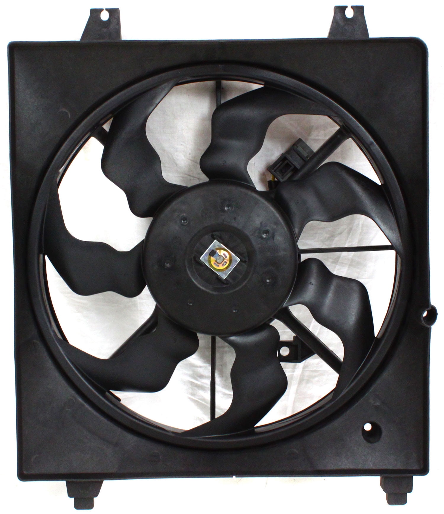 Replacement H160940 Cooling Fan Assembly Compatible with 2007-2009 Hyundai Santa Fe Radiator