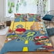 thumbnail image 2 of Roket Power Conjunto de sábanas temático, trío de piezas, cómodo y amigable con la piel, diseño único, regalo de decoración para el hogar para familiares, amigos y fans,173cm *218cm, 2 of 6
