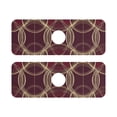 thumbnail image 7 of Yayeee Faucet Mat for Kitchen Sink 14.7" Diatomite Long Splash Guard Pad, Gold Abstract Pattern, 2 Pack, 7 of 7