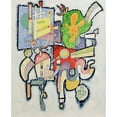 thumbnail image 3 of Kandinsky, Wassily 12x14 Black Modern Framed Museum Art Print Titled - Complexite simple, 3 of 5