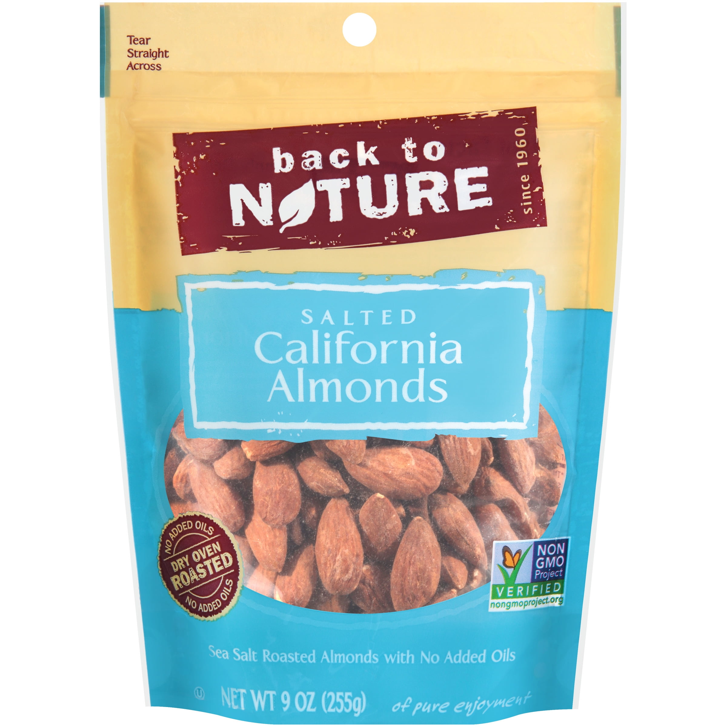 Back to Nature California Almonds, 9 oz