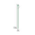 thumbnail image 3 of XIANXIAN Reusable Silicone Straws with Cover Hat Toppers Accessories, Food-Grade Flexible Drinking Straws, Softy Straight Smoothie Straw Perfect for 30oz and 40oz Tumblers ﻿, 3 of 4