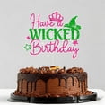 thumbnail image 3 of Decoración para tartas Pezutoi Have a Wicked Birthday, rosa y verde, 3 of 4