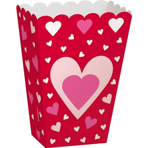 Hearts Valentine S Day Treat Boxes 6ct Walmart Com Walmart Com