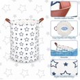 thumbnail image 4 of Cesta para la colada CORYIN, cesta grande para la colada de 65 l, cesta con asas, cestas impermeables para guardar ropa, juguetes, accesorios de dormitorio, bolsas para la colada., 4 of 5