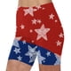 thumbnail image 2 of Puntoco Pantalones cortos de salón para mujer, mallas de yoga estampadas a la moda para mujer, pantalones deportivos sólidos para correr, gimnasio y fitness para mujer, pantalones activos de tres, 2 of 4