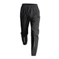 thumbnail image 4 of Moxiu Workout Clothes for Men 2 Piece Quarter Zip Long Sleeve Shirt and Pants Tracksuit Set Quick Dry Athletic Running Jogger Suit Navy,XXL, 4 of 7
