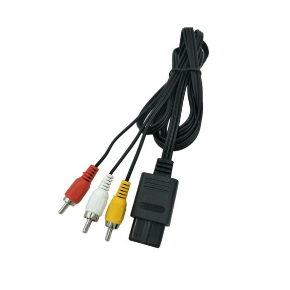 CIYISON Composite Cable PVC Cord Vintage Gaming Cable Consoles Adapter Game Accessories Simple to Operate for Gaming N64