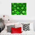 thumbnail image 5 of ARISTURING Canvas Art Wall Decor for Living Room Men Women Teen St. Patrick Day Printed on Canvas Pictures for Home Decor Dreamlike Green Shamrocks and Happy Greetings Wall Decor, 5 of 5