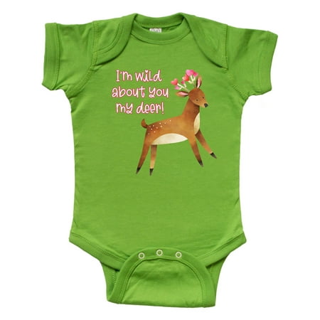 

Inktastic I m Wild About You My Deer Gift Baby Boy or Baby Girl Bodysuit