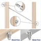 thumbnail image 2 of 50 Pack Stainless Steel 1/4In 30 Degree Angle Beveled Washer, 2 of 5