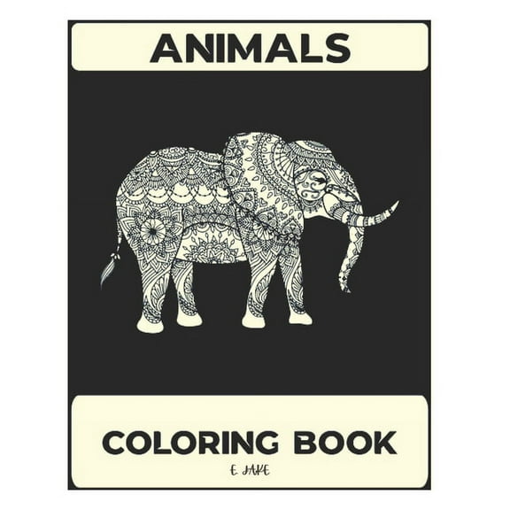 animals coloring book: 50 great animal coloring picture collections. (Paperback)