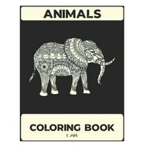 animals coloring book: 50 great animal coloring picture collections. (Paperback)
