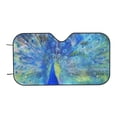 thumbnail image 7 of Balery Peacock Print Car Windshield Sun Shade,Windshield Sunshade for Car Pickup Truck SUV Accessories-Medium, 7 of 7