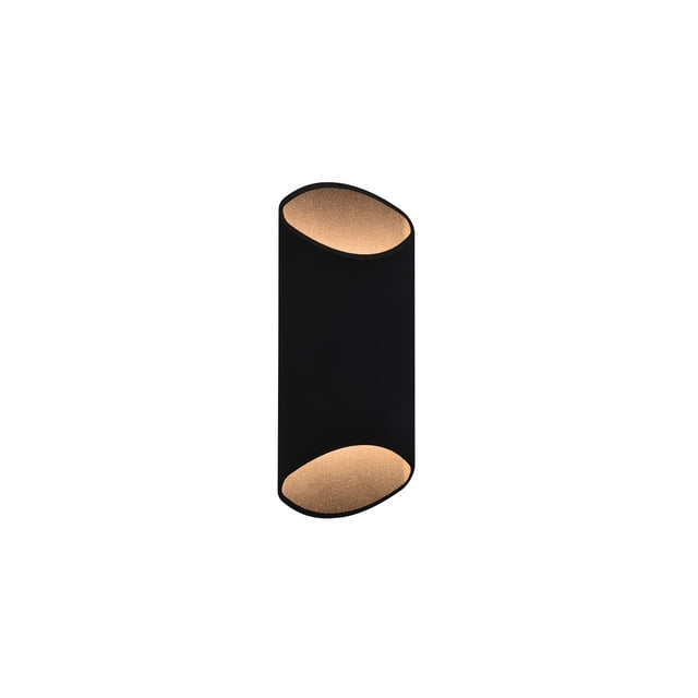 Avenue Lighting AV9896-BLK 16"H LED Wall Mount Outdoor Light 2-Light 6W